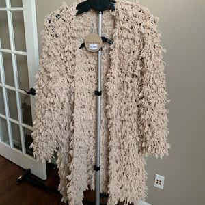 Fuzzy cardigan